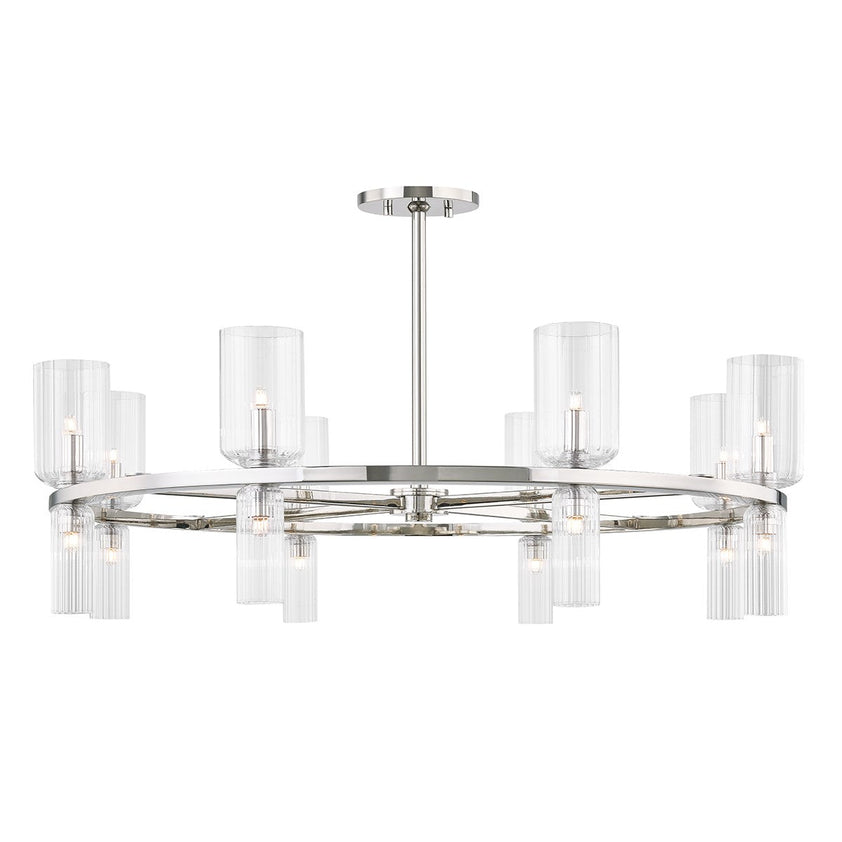 Tabitha Chandelier - Polished Nickel