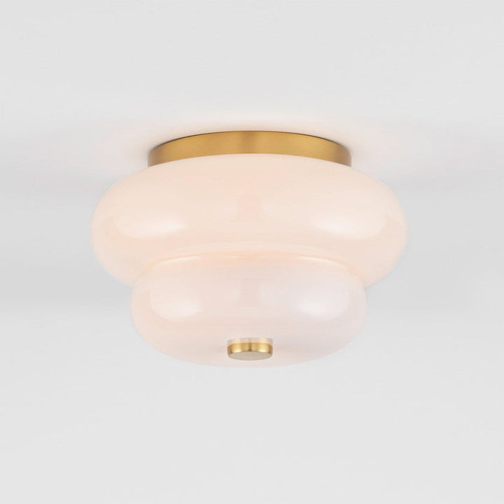 Hazel Flush Mount - Aged Brass