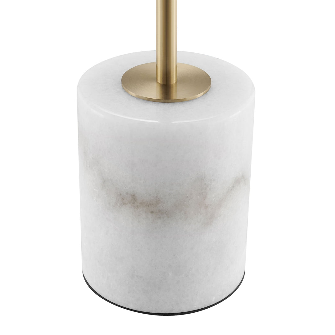 Anechdoche Gold and White Table Lamp