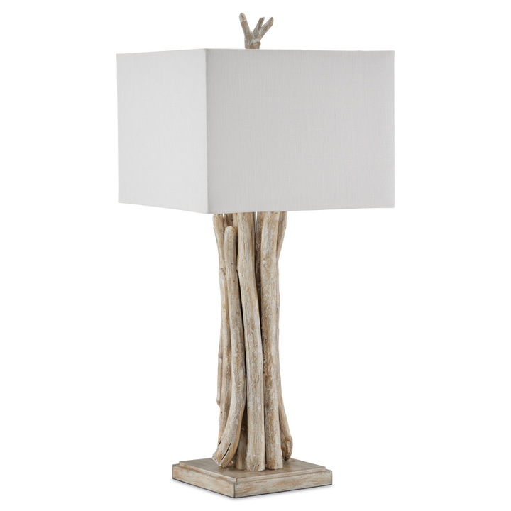 Driftwood Whitewash Table Lamp