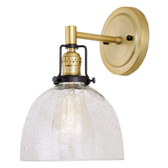 Nob Hill One Light Clear Bubble Madison Wall Sconce