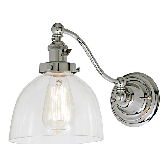 Soho one light half swing Madison wall sconce