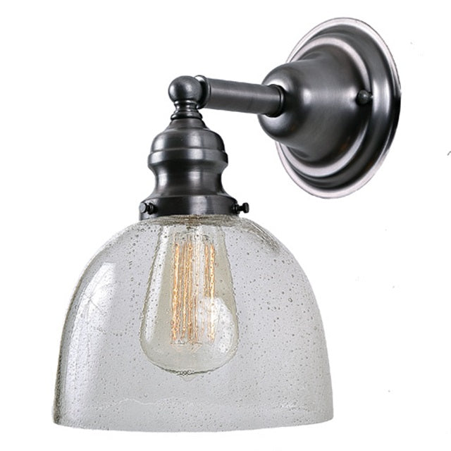 One light Union Square Clear Bubble Madison Wall Sconce