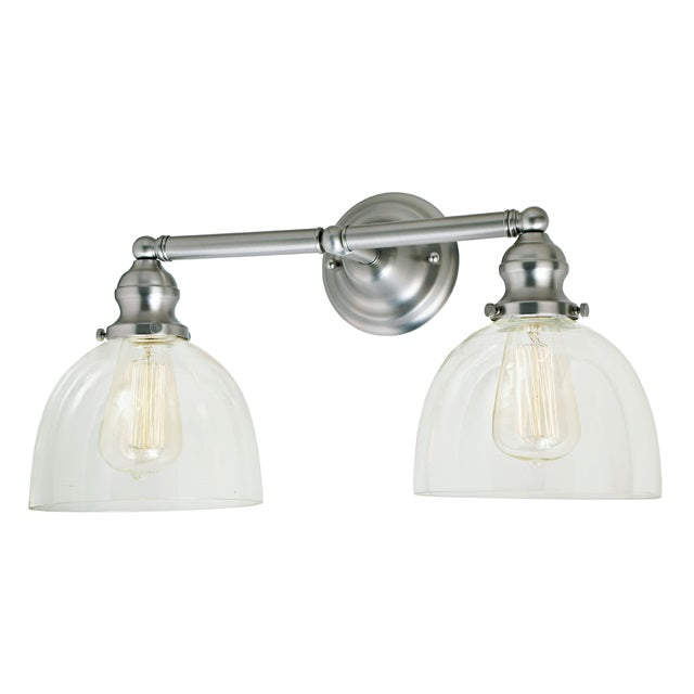 Union Square two light Madison bathroom wall sconce