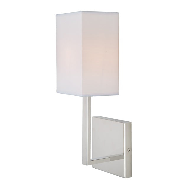 Lisbon One Light Sconce With Rectangular Shade