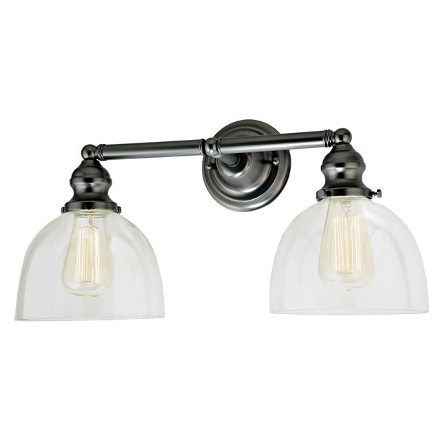 Union Square two light Madison bathroom wall sconce