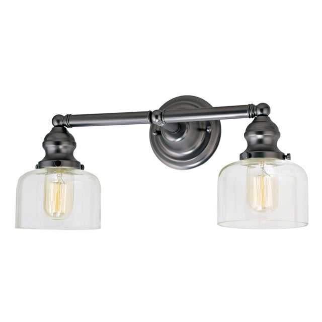 Union Square two light Shyra bathroom wall sconce