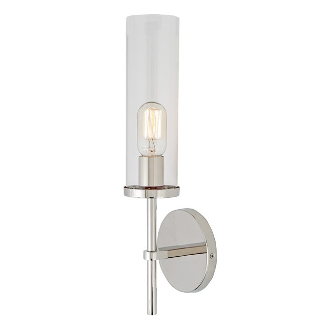 Alford Tall Clear Glass One Light Sconce