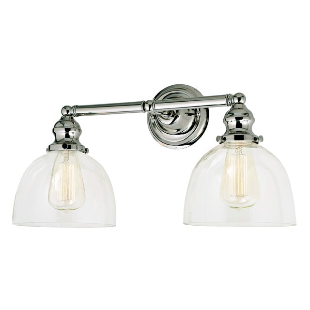 Union Square two light Madison bathroom wall sconce