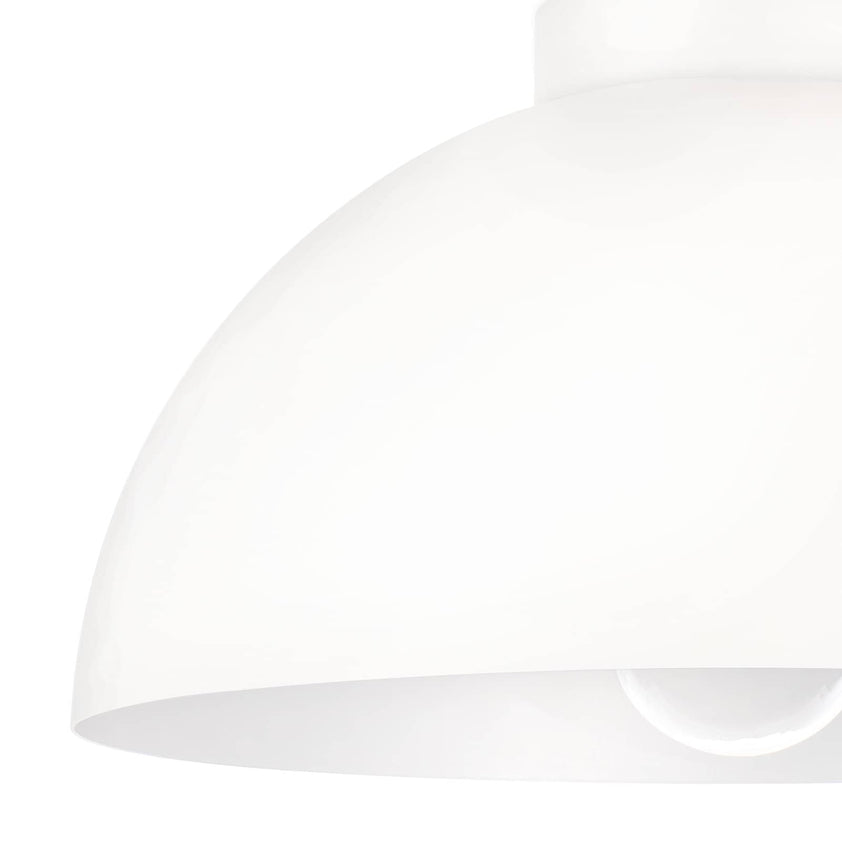 Peridot Outdoor Flush Mount Small - White