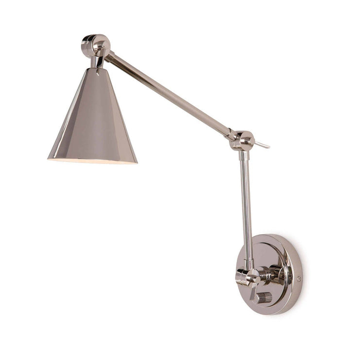 Sal Task Sconce - Polished Nickel