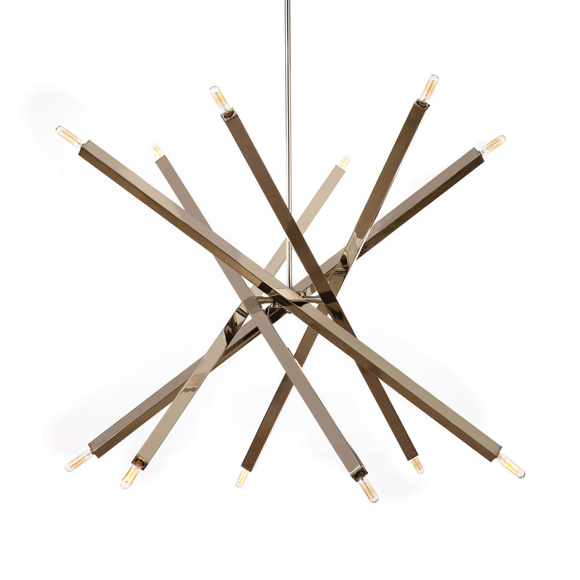 Viper Chandelier - Polished Nickel