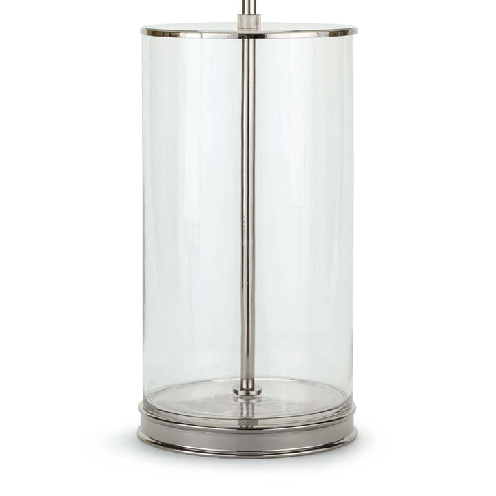 Magelian Glass Table Lamp - Polished Nickel