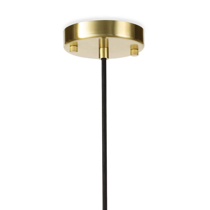 Hilton Pendant - Blackened Brass and Natural Brass