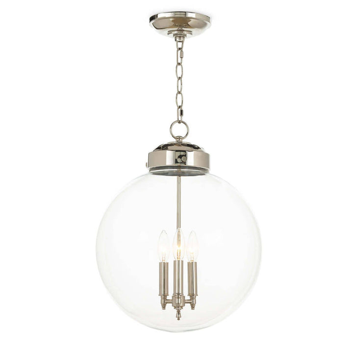 Globe Pendant - Polished Nickel