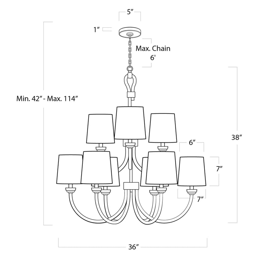 Bimini Chandelier Large