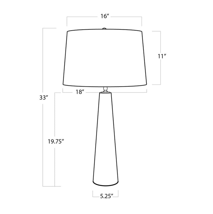 Odessa Crystal Table Lamp Large