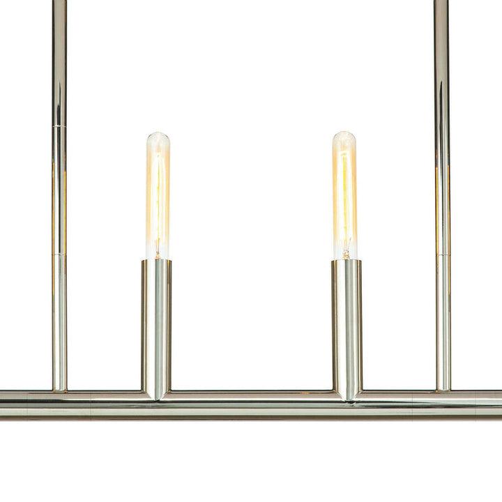 Wolfe Linear Chandelier - Polished Nickel