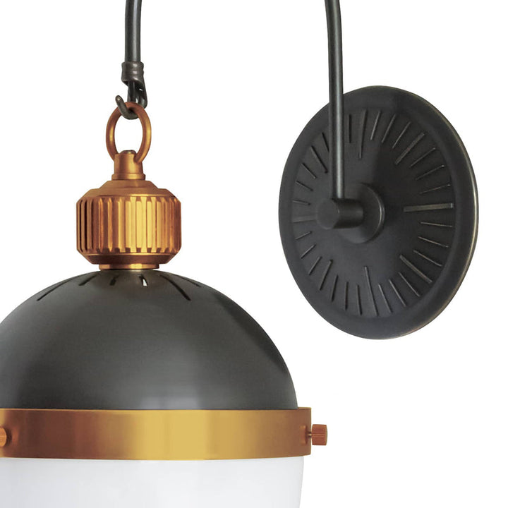 Otis Sconce - Blackened Brass and Natural Brass