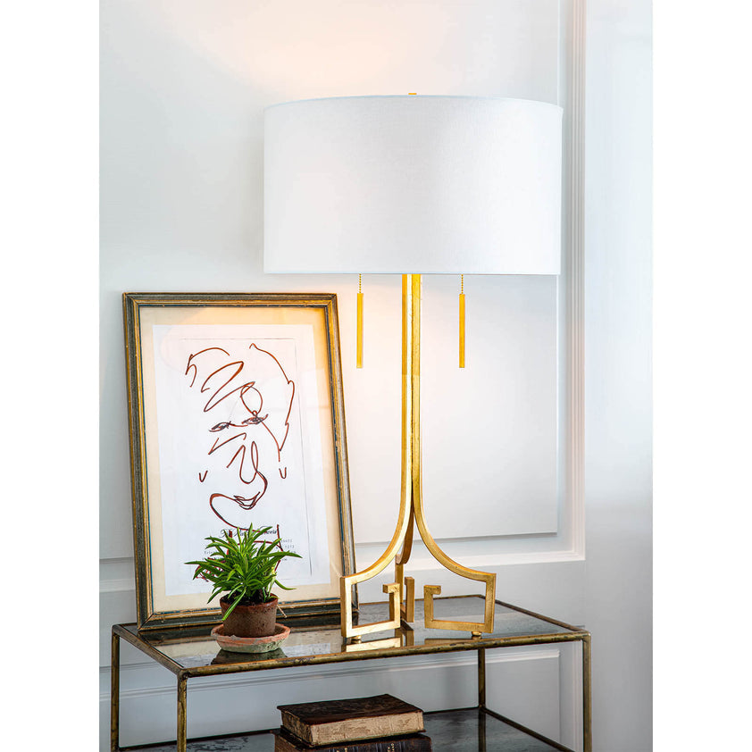 Le Chic Table Lamp - Antique Gold Leaf