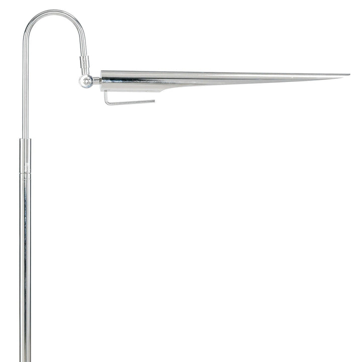 Raven Floor Lamp - Polished Nickel