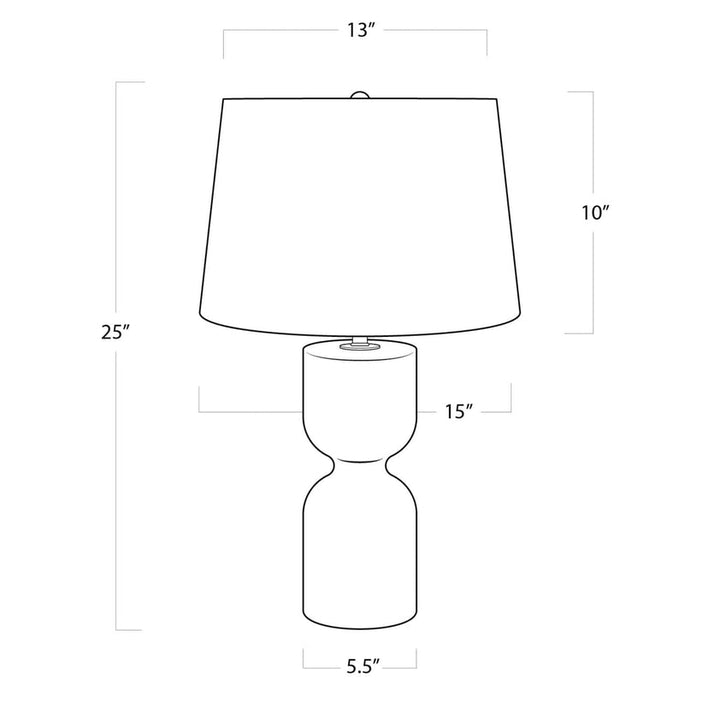 Joan Alabaster Table Lamp Large