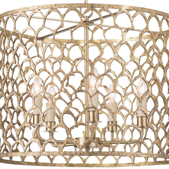 Cabana Chandelier - Brass