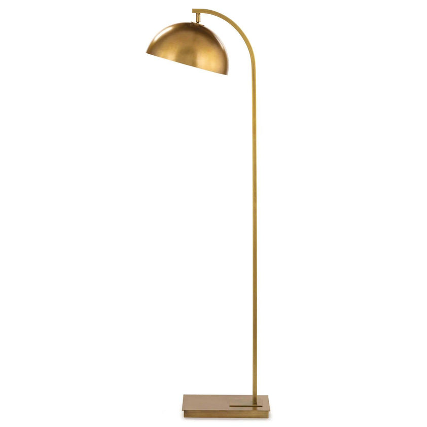 Otto Floor Lamp - Natural Brass