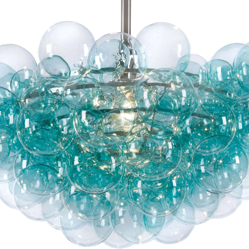 Bubbles Chandelier - Aqua