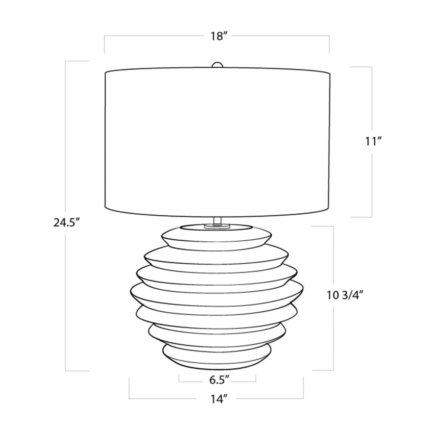 Canyon Ceramic Table Lamp