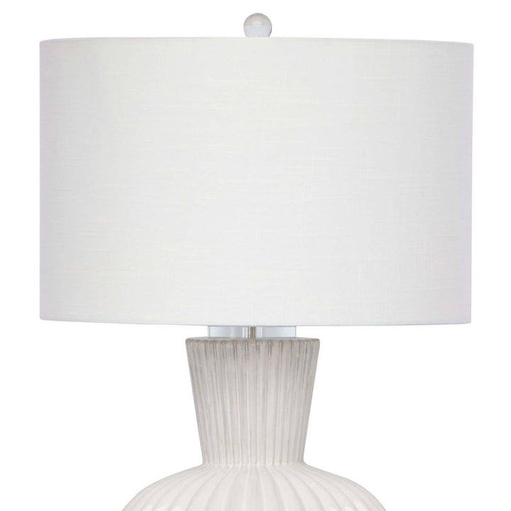 Madrid Ceramic Table Lamp - White