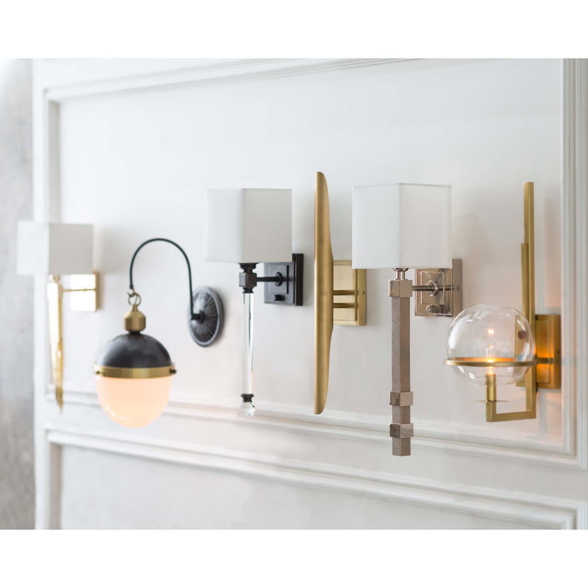 Otis Sconce - Blackened Brass and Natural Brass