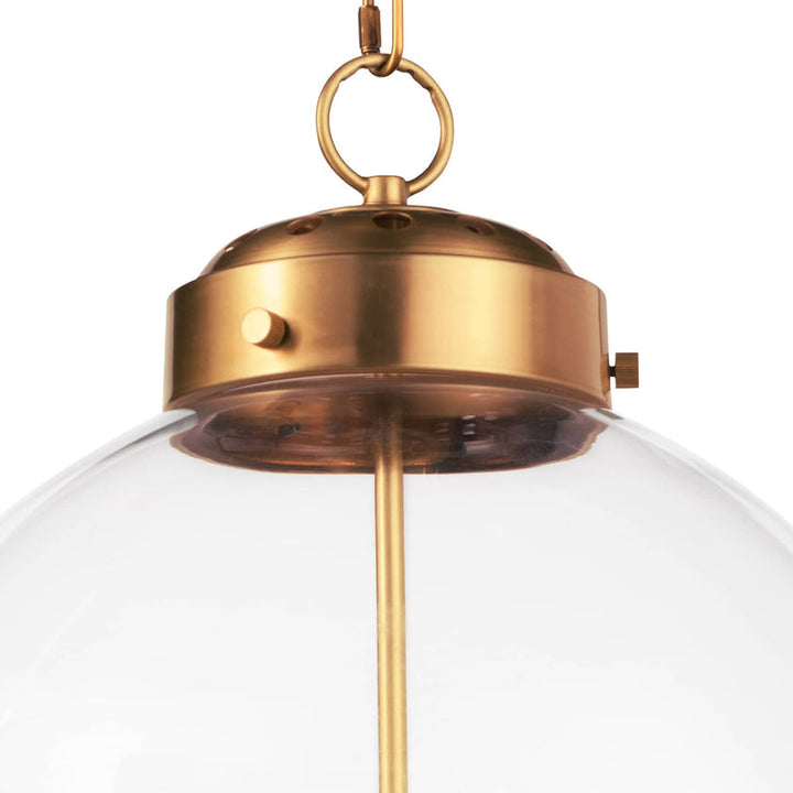 Globe Pendant - Natural Brass