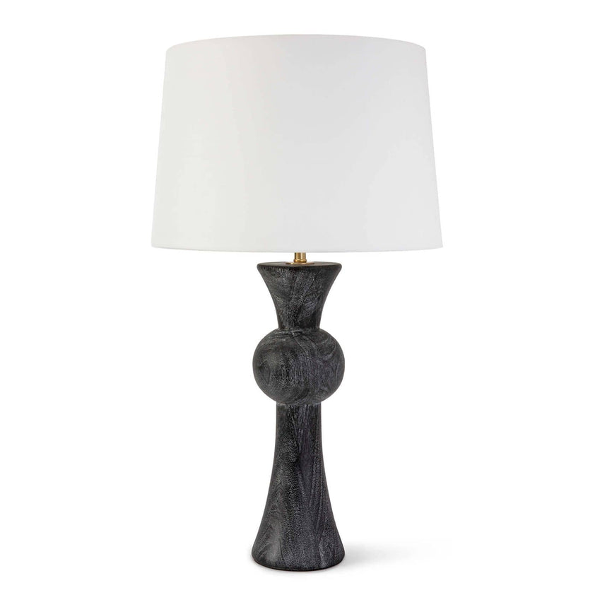 Vaughn Wood Table Lamp - Limed Oak