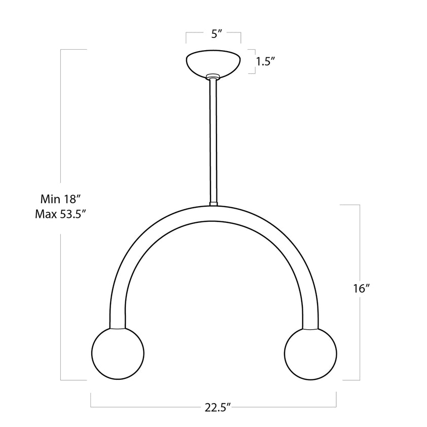 Happy Pendant Small - Oil Rubbed Bronze