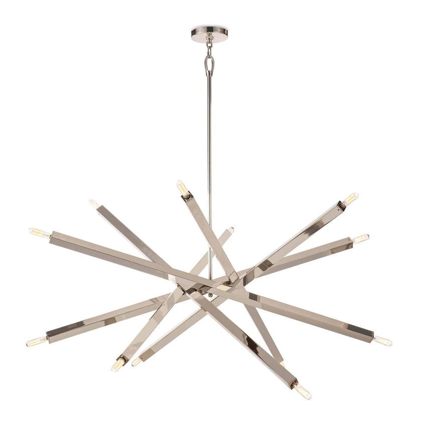 Viper Chandelier - Polished Nickel