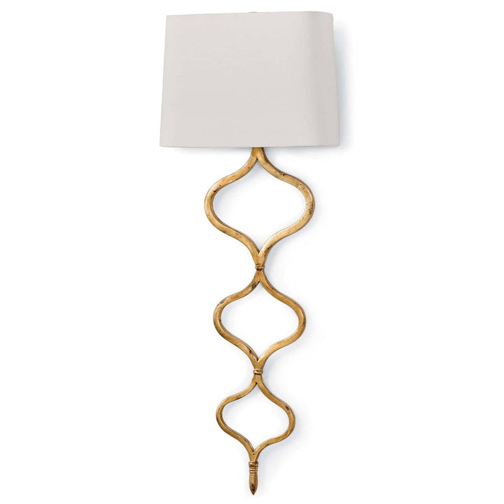 Sinuous Sconce - Gold Leaf