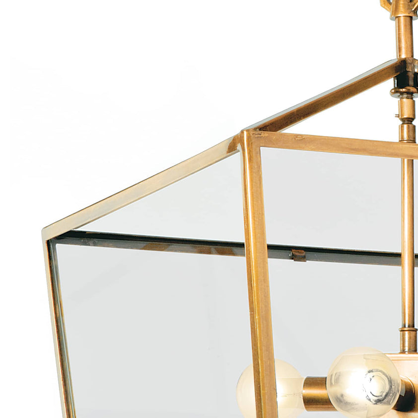 Camden Lantern - Natural Brass