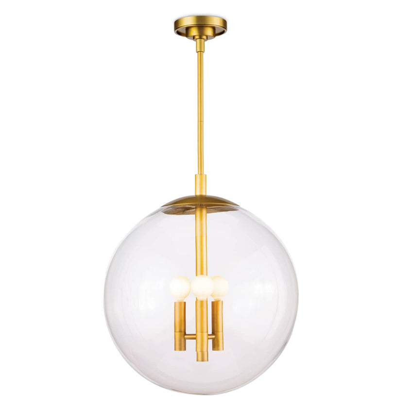 Cafe Pendant Medium - Natural Brass