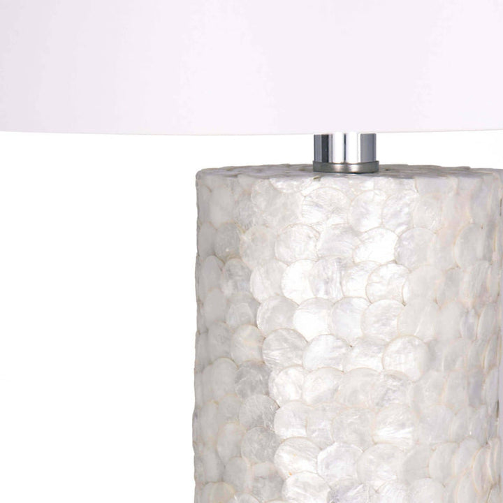 Scalloped Capiz Table Lamp