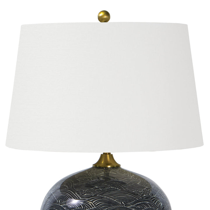 Harbor Ceramic Table Lamp - Black