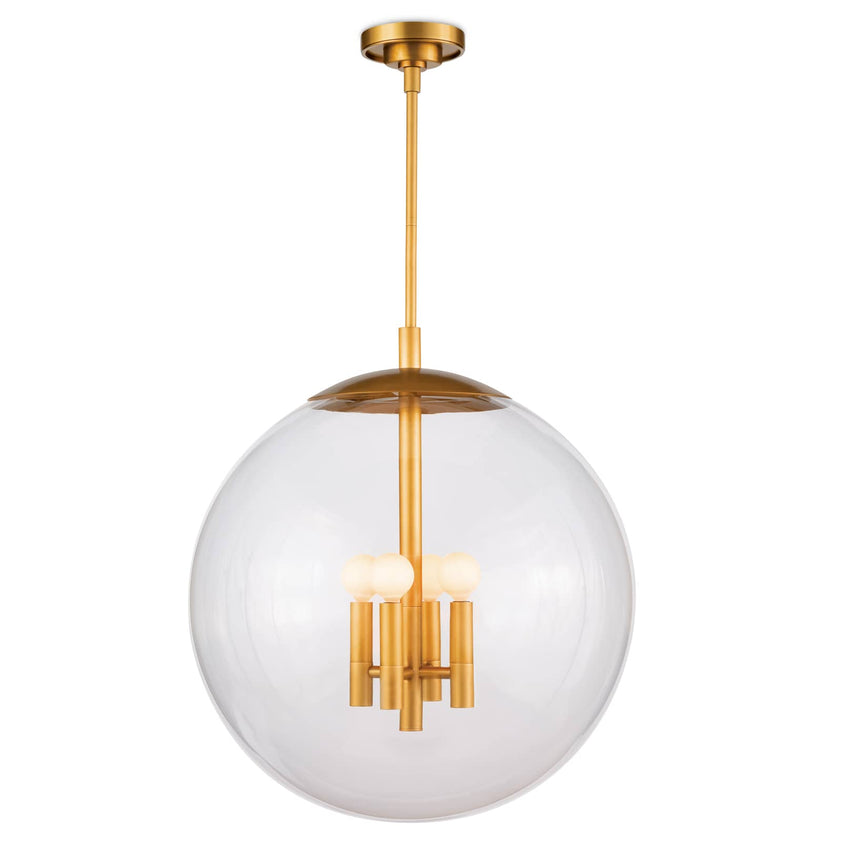 Cafe Pendant Large - Natural Brass