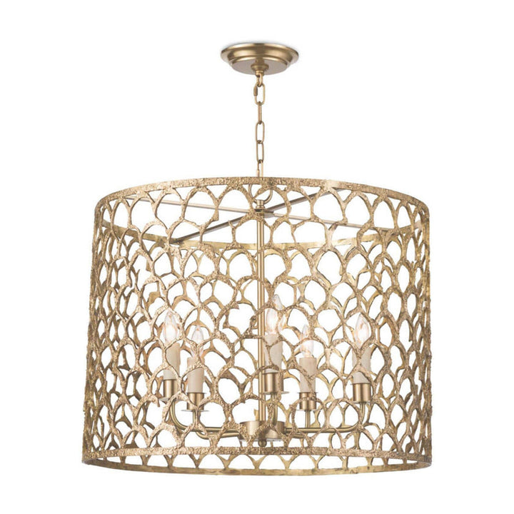 Cabana Chandelier - Brass