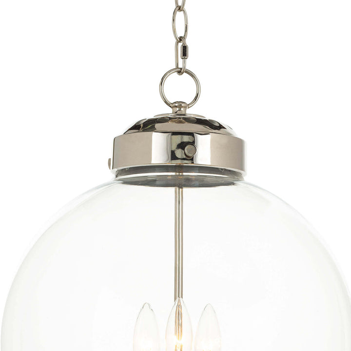 Globe Pendant - Polished Nickel