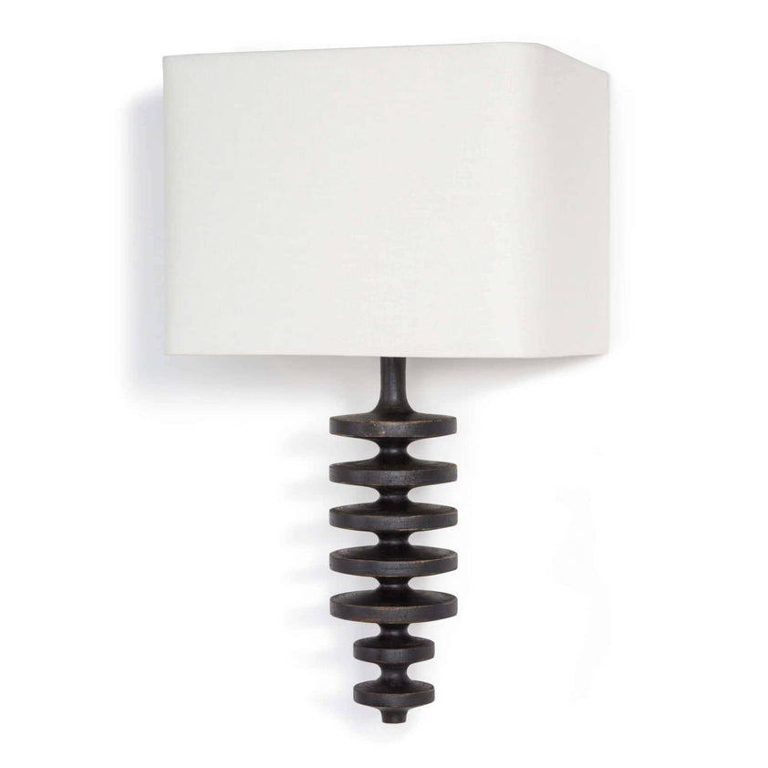 Fishbone Sconce - Ebony