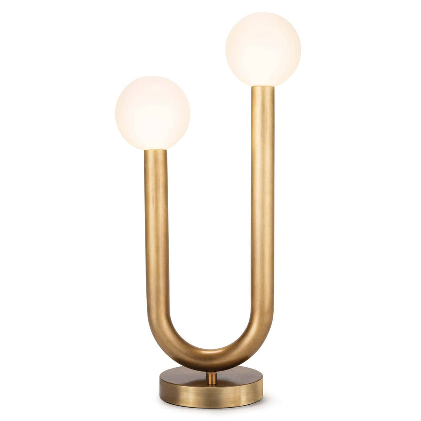 Happy Table Lamp - Natural Brass